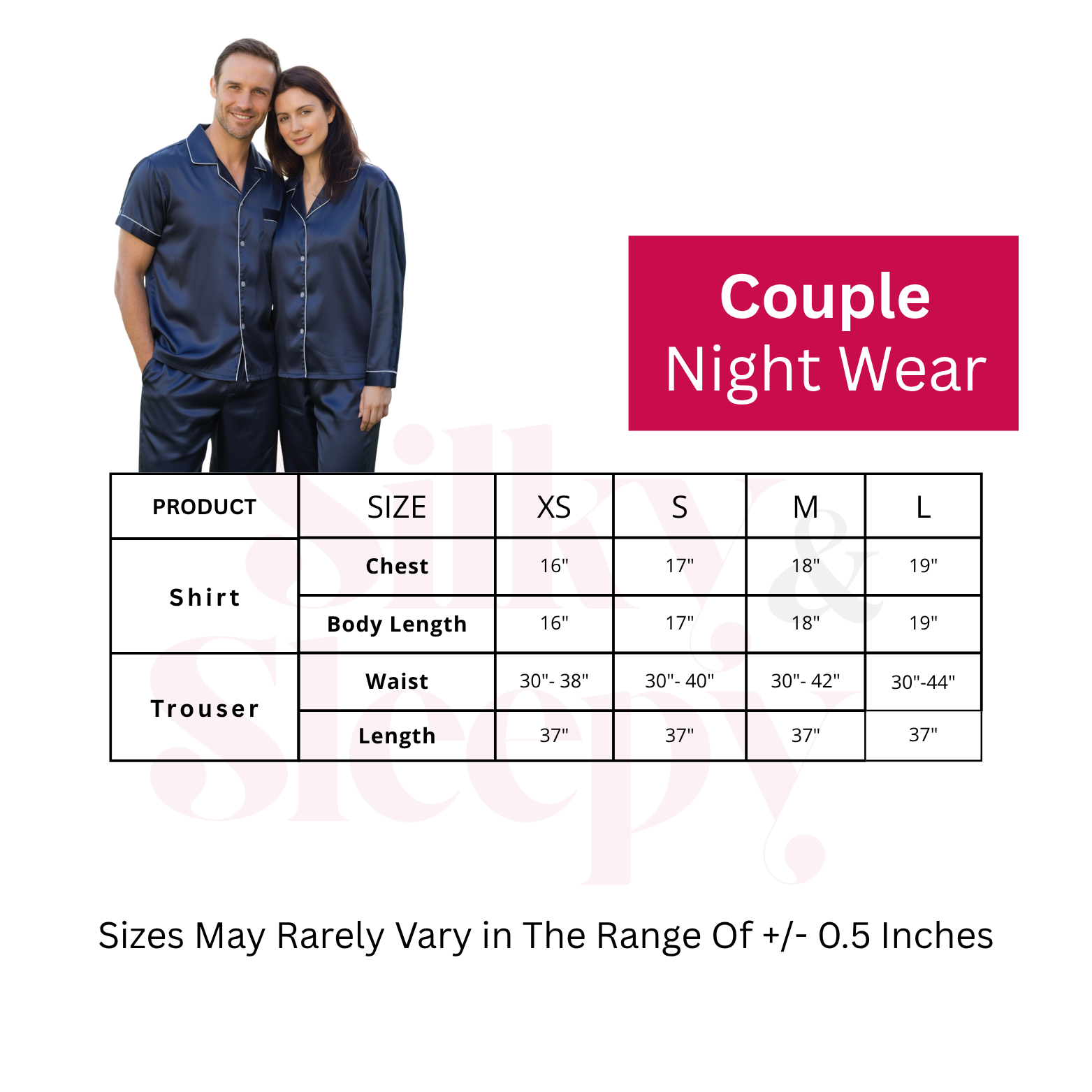 Black 100% Pure Silk Pajama Set | Contrast Piping