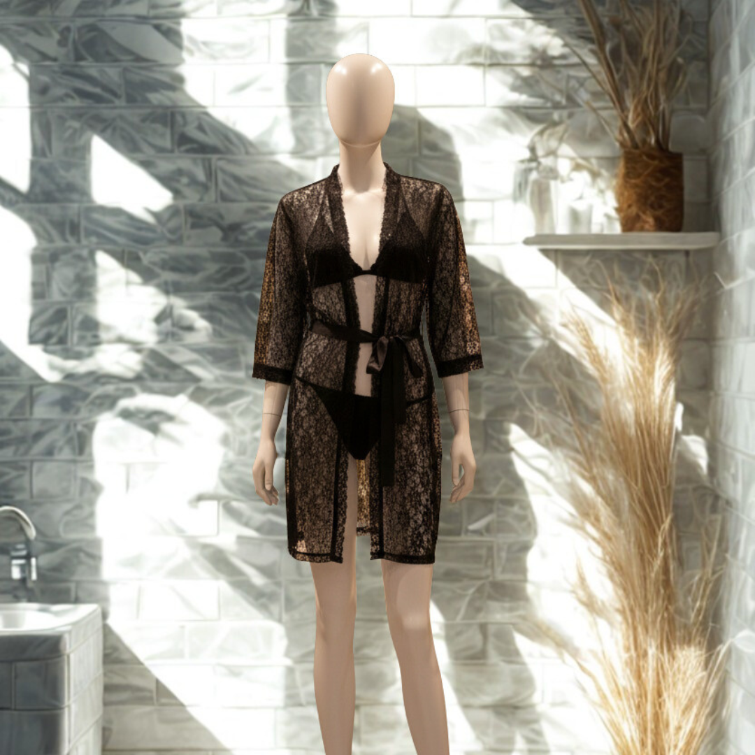 Premium 3-Piece Lace Lingerie Set