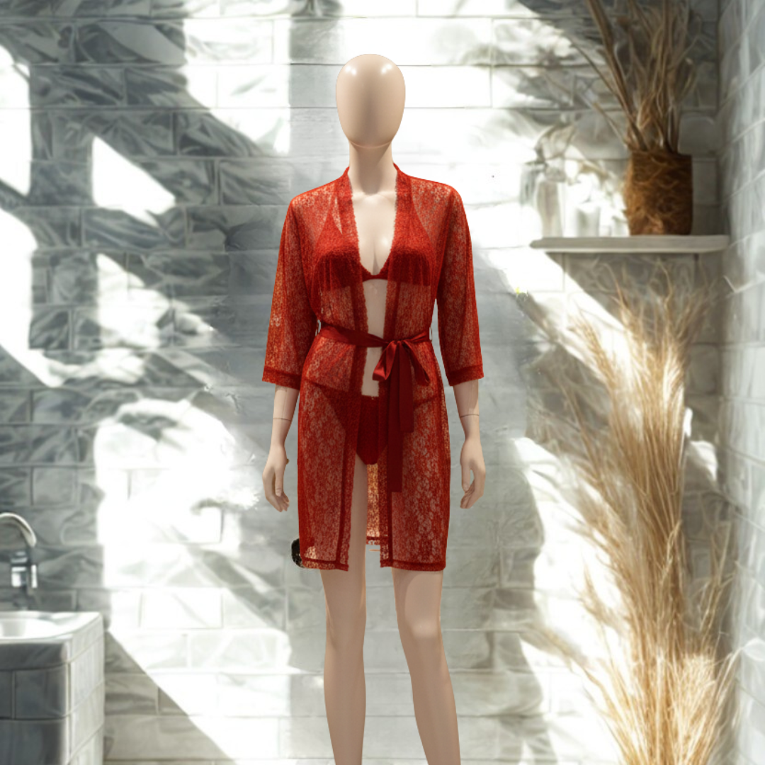 Premium 3-Piece Lace Lingerie Set