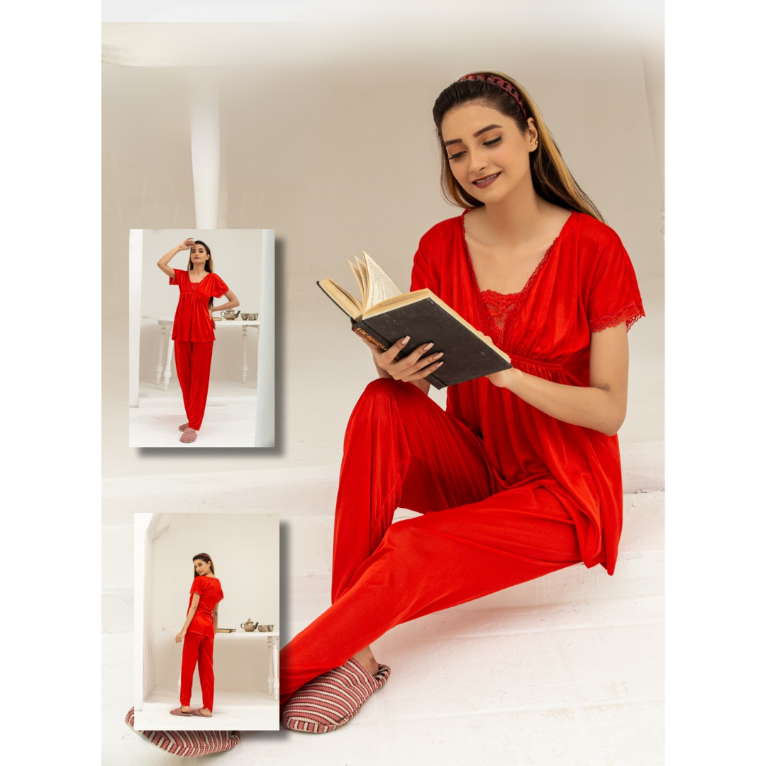 2 Piece Bridal Night Wear