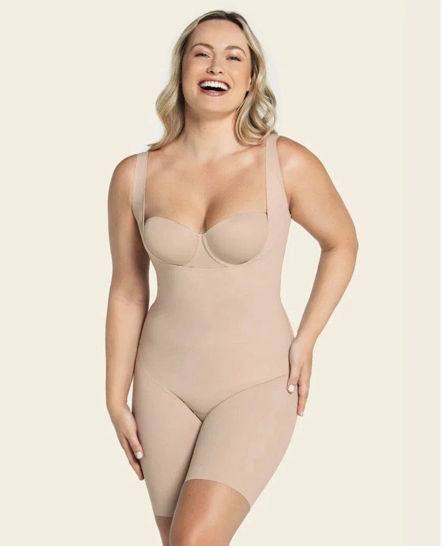 4-Piece Floral Net Nighty Set + Seamless BodyShaper